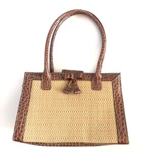 Liz Claiborne | Straw Hand Bag